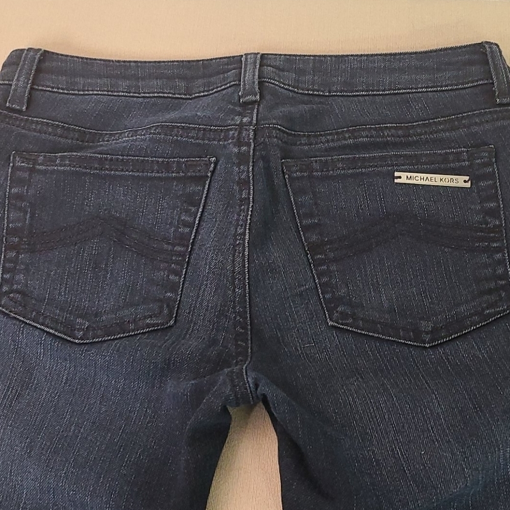 MICHAEL KORS  DARK SKINNY JEANS SZ 2 - Picture 4 of 9